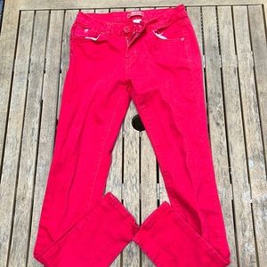 C’Esttoi Red Skinny Jeans